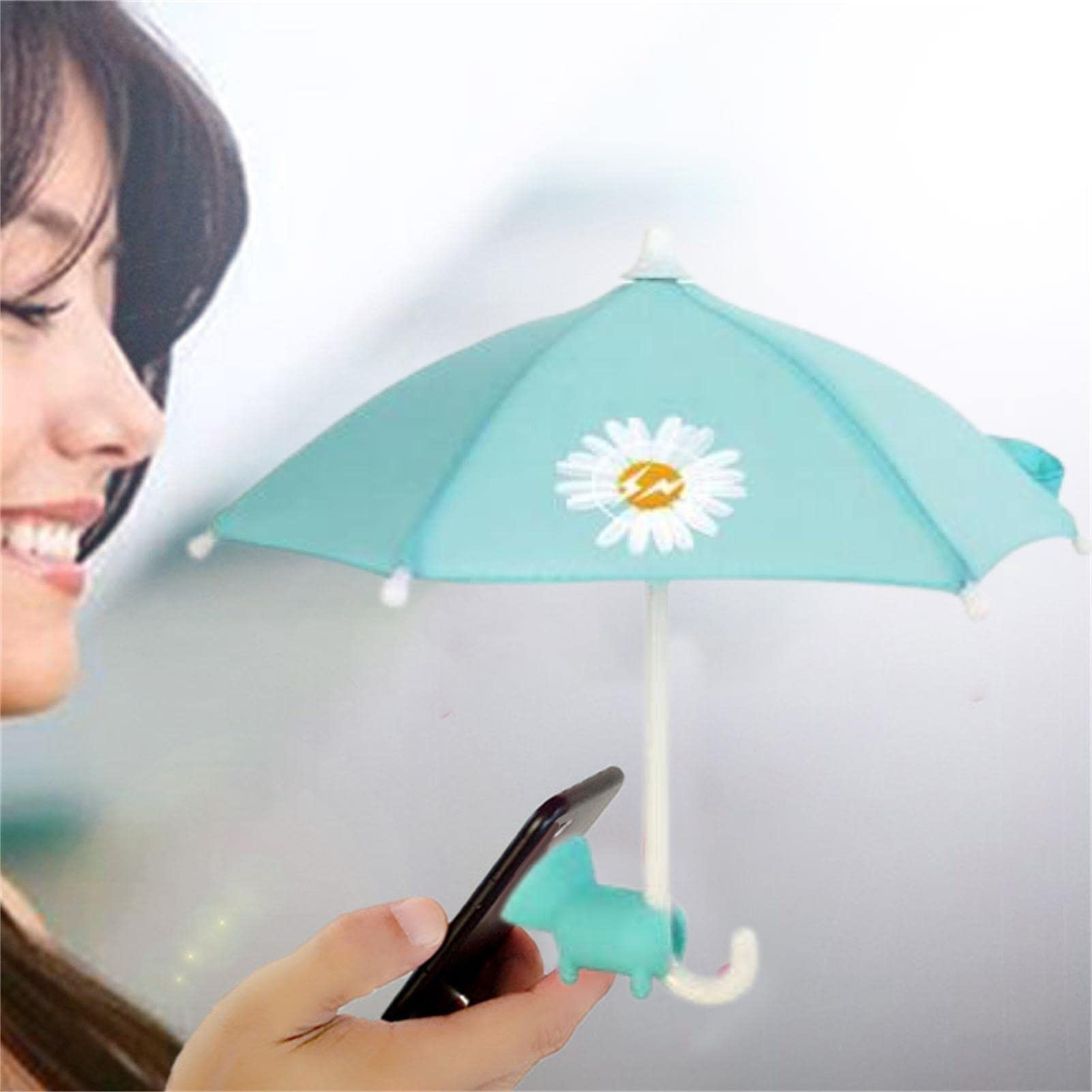 Phone Sunshade Holder with Suction Cup - Universal Sun Visor Stand for Smartphones | Outdoor & Desktop Use for Work, Driving, Beach, and Picnics