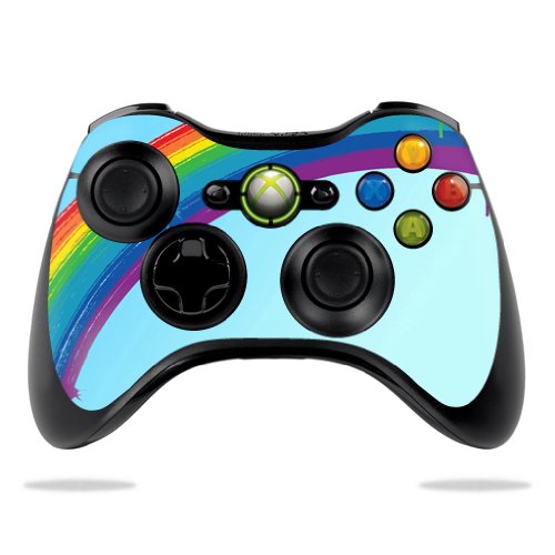 Premium Vinyl Skin Decal for Microsoft Xbox 360 Controller - Rainbow Design | Protective Wrap Sticker for Enhanced Grip & Scratch Resistance | Perfect for Gaming, Collectors & Customization Enthusiasts