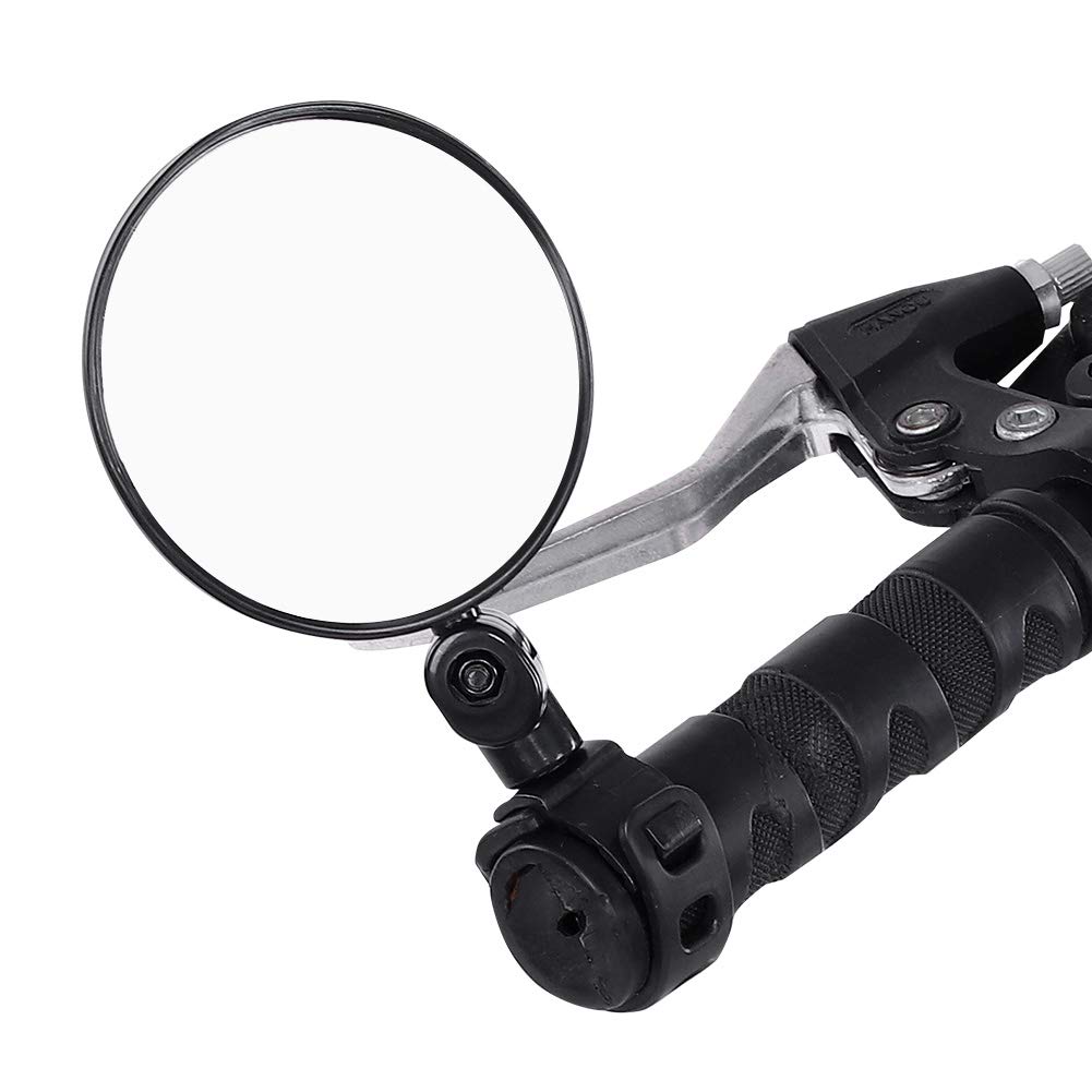 Adjustable Rotatable Bike Rear View Mirror - Handlebar Mounted Cycling Safety Mirror for Mountain & Road Bikes | Perfect for Commuting, Touring & Outdoor Adventures