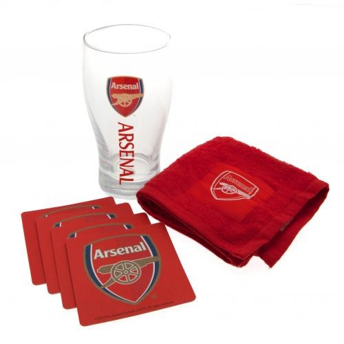 Premium Arsenal Mini Bar Set - 12-Piece Stainless Steel Cocktail Shaker Kit with Wooden Stand - Perfect for Home Bars, Parties & Gifts - Great for Mixing Martinis, Margaritas & Cocktails