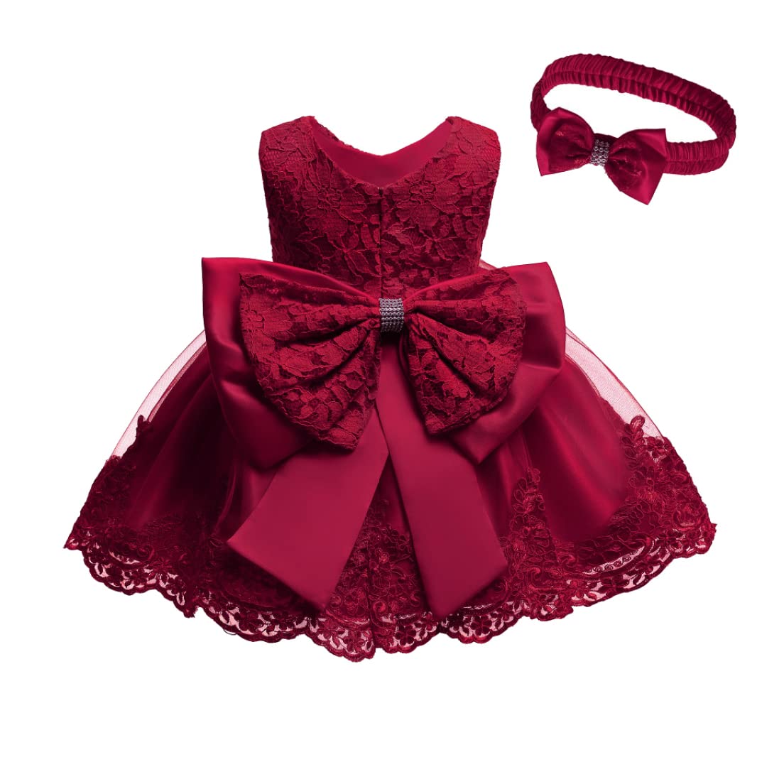 Loloda Baby Flower Girl Dress for Wedding, Pageant, Christening & Birthday - Elegant Princess Gown for Formal Parties & Special Occasions