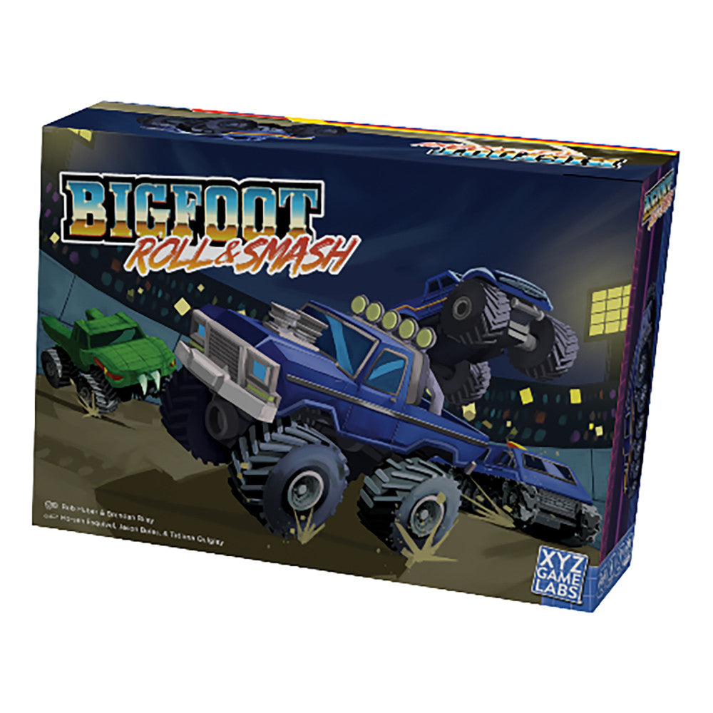BIGFOOT Roll & Smash Monster Truck Rally Game - Exciting RC Stunt Car Racing Toy for Kids & Adults - Perfect for Birthday Gifts & Indoor/Outdoor Play