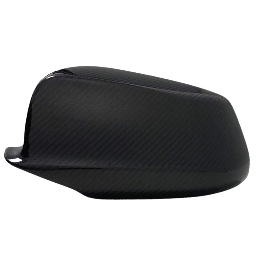 Carbon Fiber Side Mirror Cover Replacement for BMW 5 Series F10 F11 F07 - Lightweight & Durable Exterior Upgrade for Enhanced Style & Protection