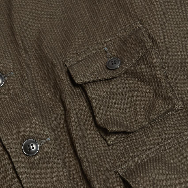 Men's Brown Cotton Twill Hunting Jacket - Water-Resistant Outdoor Coat for Hunting, Camping & Hiking | Durable Field Jacket with Multiple Pockets