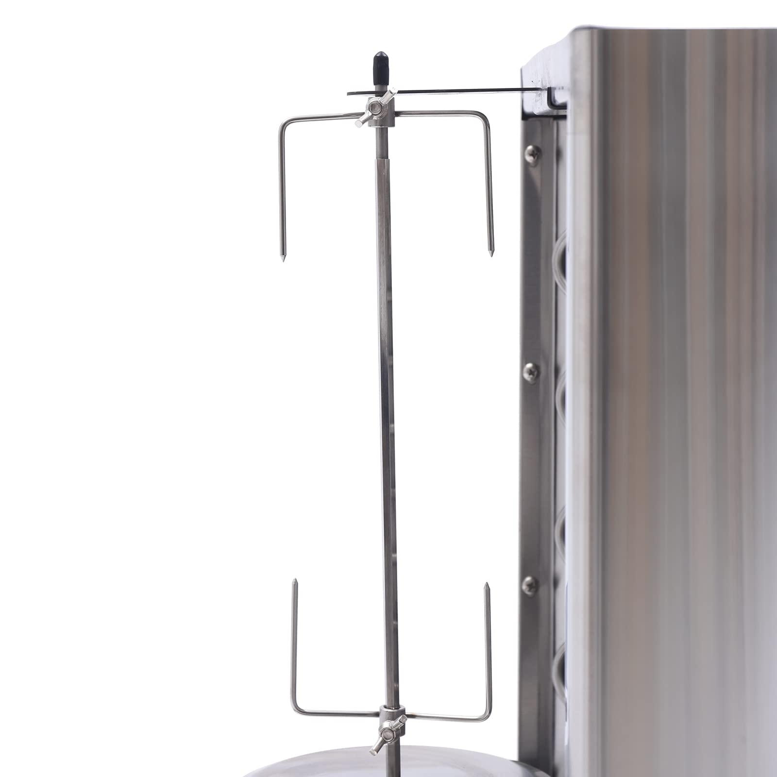 Commercial Electric Shawarma Grill Machine - 110V Stainless Steel Vertical Rotisserie Oven with Adjustable Temperature (50-300°C) - Perfect for Restaurants, Food Trucks & Middle Eastern Cuisine Preparation