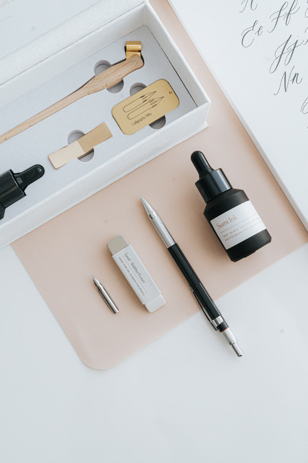 Beginner Calligraphy Starter Kit - Complete Hand Lettering Set with Pens, Ink & Practice Sheets | Perfect for DIY Art, Wedding Invitations & Home Decor