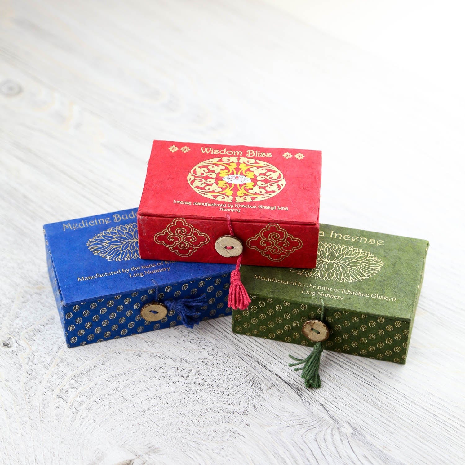 Handmade by Nuns Premium Incense Sticks Variety Pack - 12 Scents for Meditation, Yoga & Home Fragrance