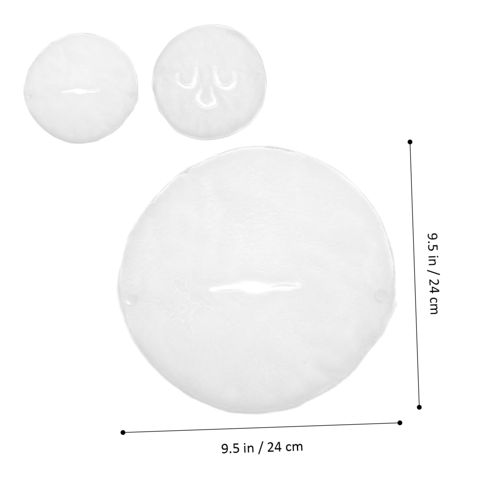 2 Pack Soft Fleece Face Mask Towels - Hot & Cold Compress for Facial Care, Spa & Home Use - Perfect for Skincare, Relaxation & Pain Relief