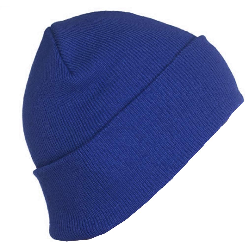 Silverfever Unisex Cuffed Skull Knit Beanie - Warm Winter Hat for Men & Women - Perfect for Skiing, Snowboarding & Cold Weather Activities