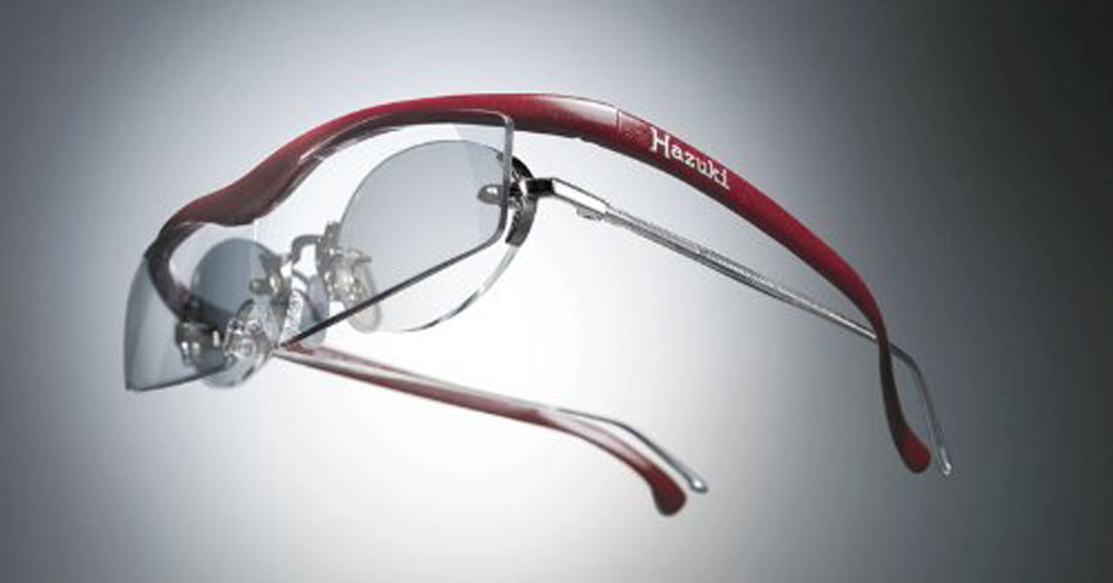 Hazuki Blue Light Blocking Glasses - Anti Eye Strain & UV Protection for Computer, Gaming & Reading - Loupe Blue Light Protection Lens (Red) - Perfect for Office, Study & Digital Screen Use