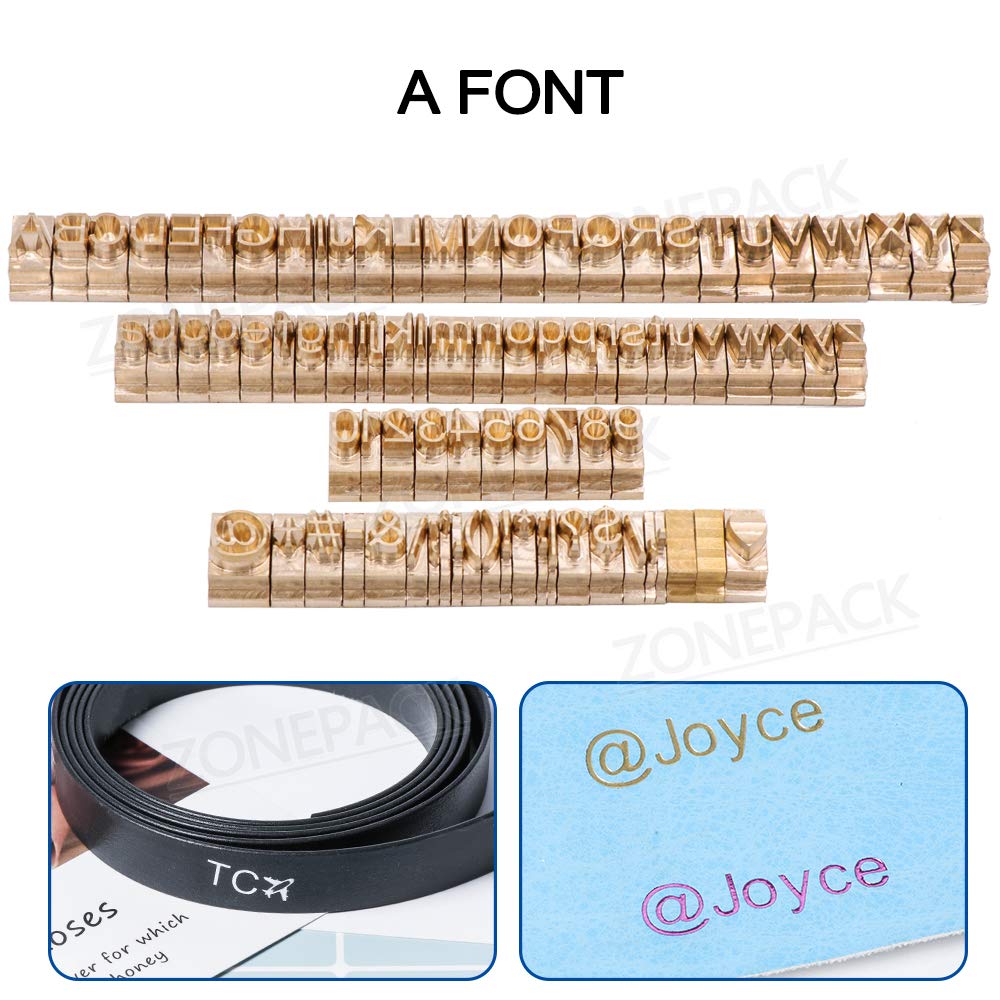 Premium Copper Brass Stamping Molds - 83pcs Arial Style Flexible Letters, Numbers & Symbols Set for CNC Engraving & Hot Foil Stamping Machines | Perfect for DIY Crafts, Leather Embossing & Metal Engraving Projects