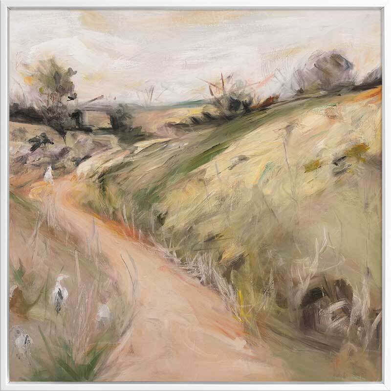 Dirt Road at Dusk Canvas Art Print - Landscape Wall Decor for Living Room, Bedroom & Office - Perfect for Home & Office Decoration