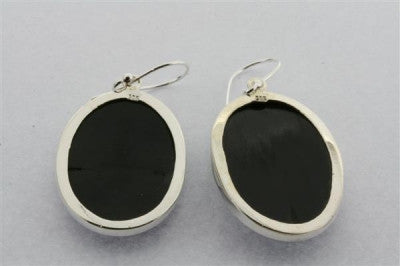 Elegant Oval Earrings - Genuine Horn & Sterling Silver Jewelry for Women | Perfect for Parties, Weddings & Everyday Wear