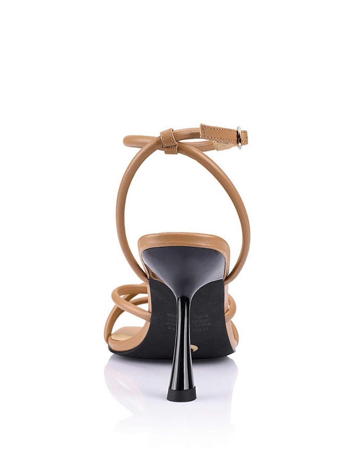 Spruce Heeled Sandals for Women - Soft Tan Genuine Leather Comfortable Summer Dress Sandals - Perfect for Beach, Vacation & Casual Outings