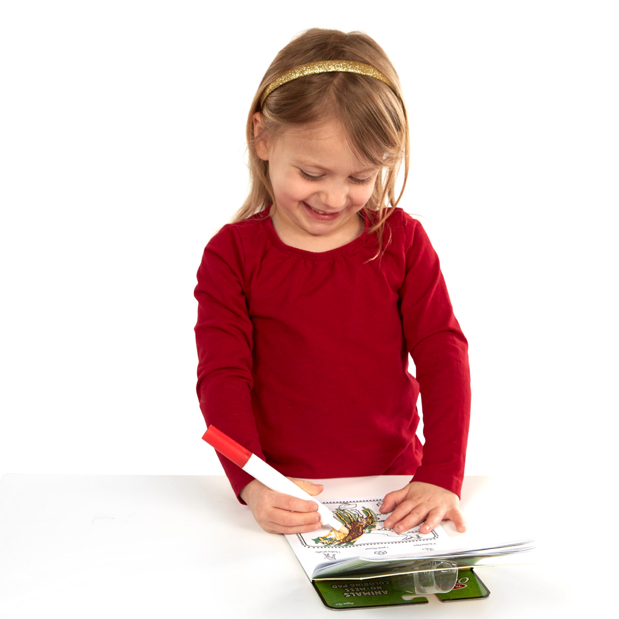 Mess-Free On The Go Colorblast Coloring Pad - Animals | Travel & Kids Activity for Stress Relief & Creativity