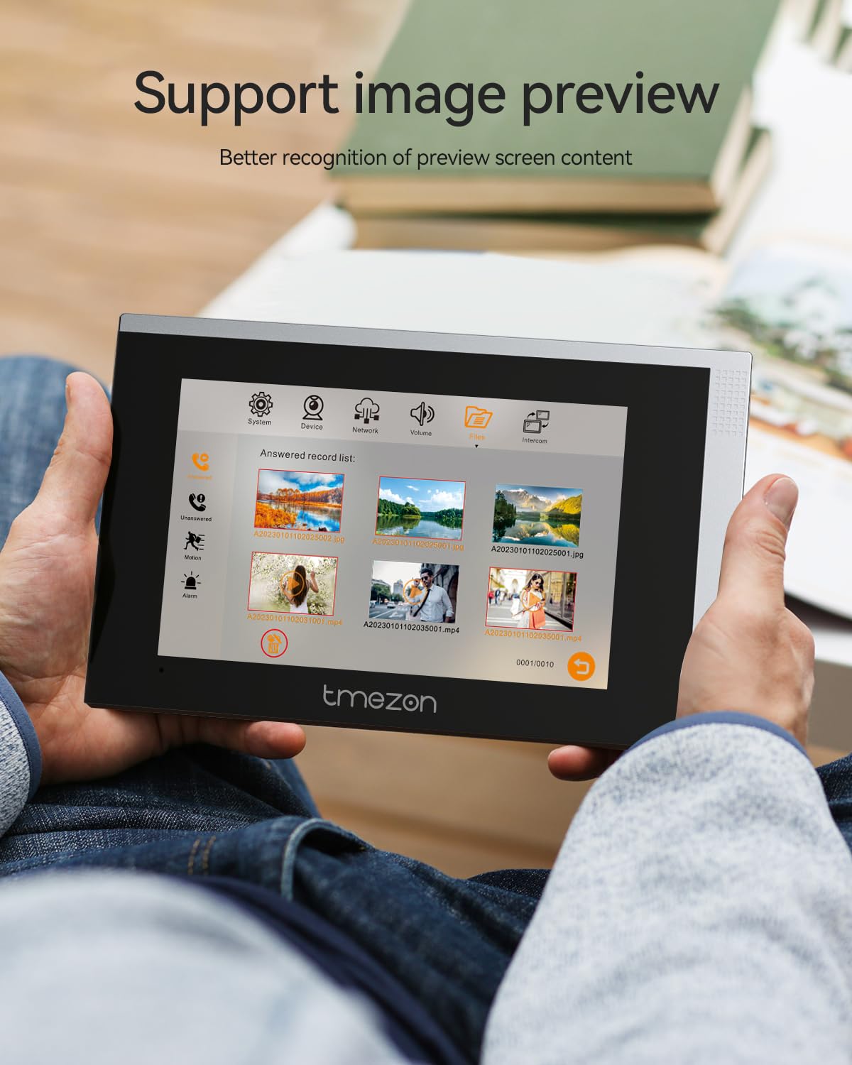 TMEZON 7 Inch WiFi Video Intercom System - 1080P HD Smart Doorbell with Camera, Night Vision, No Monthly Fees - Remote Door Unlock, Snapshot, Tuya App Control - Perfect for Home Security & Apartment Access