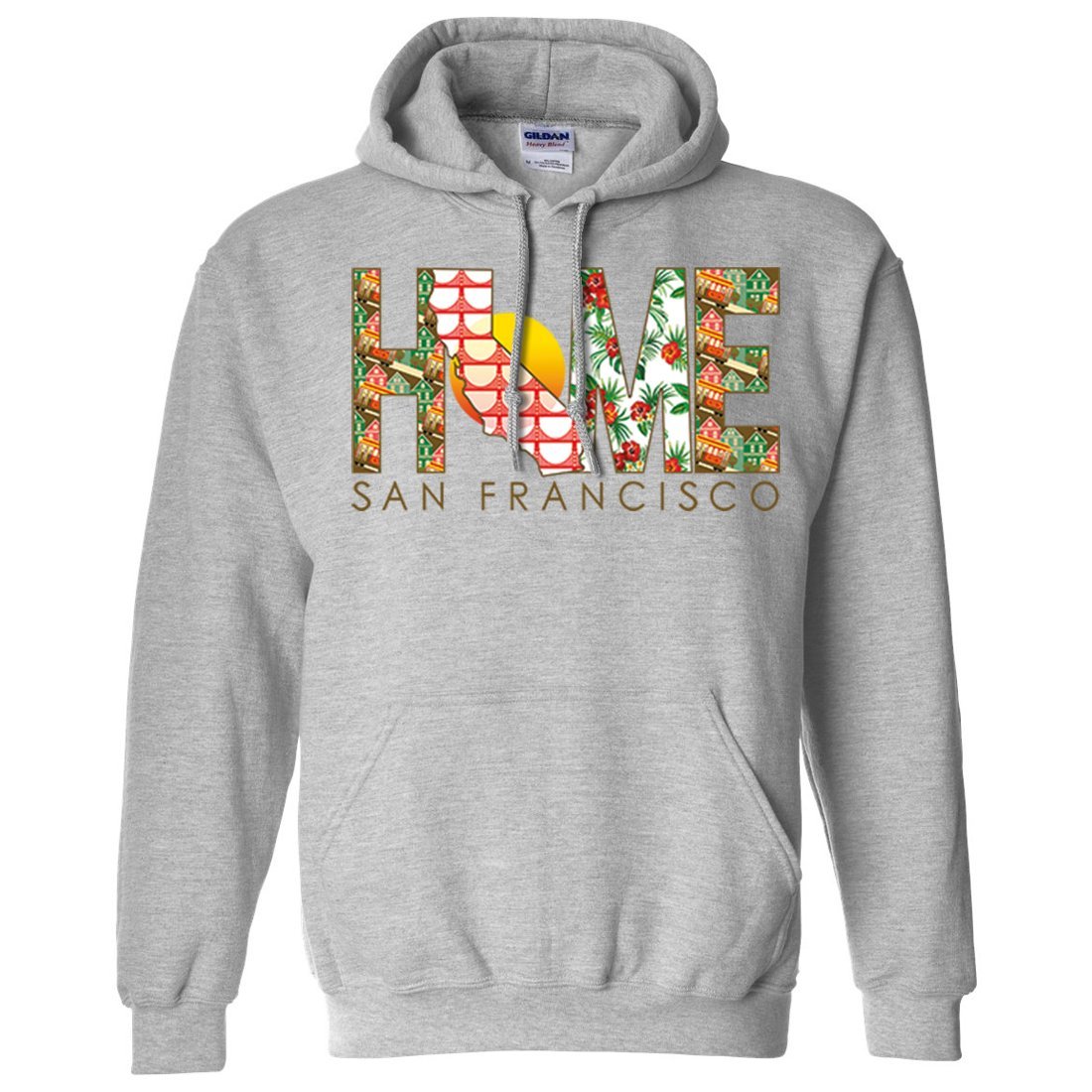 San Francisco Themed Hoodie - Cozy Pullover Sweatshirt for Men & Women | Perfect for Casual Wear, Travel & Gifts