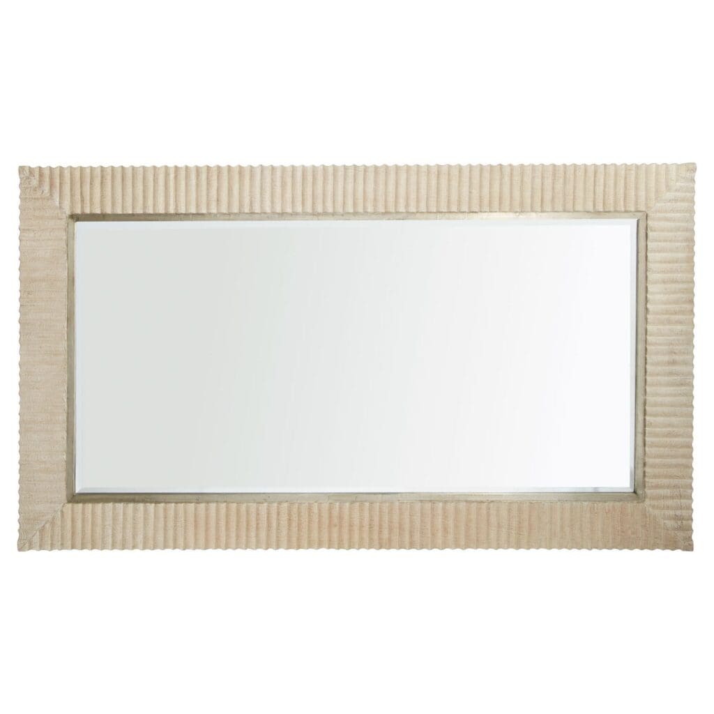 Cyan Design 11614 Estriada Floor Mirror in Cerused White - Elegant Wall Decor for Living Room, Bedroom & Entryway