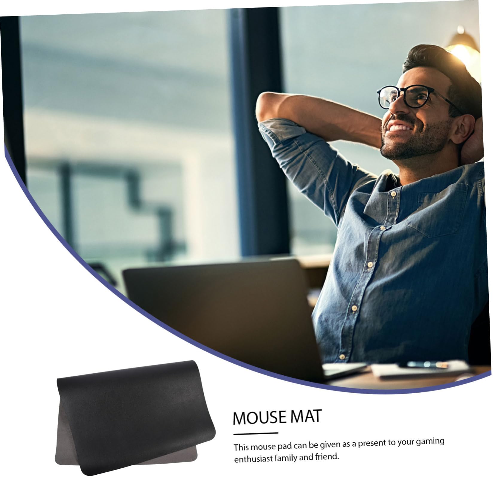 Premium Leather Manicure Hand Pillow & Keyboard Wrist Rest Pad - Non-Slip Mouse Pad with Ergonomic Support for Office, Gaming & Nail Salon Use