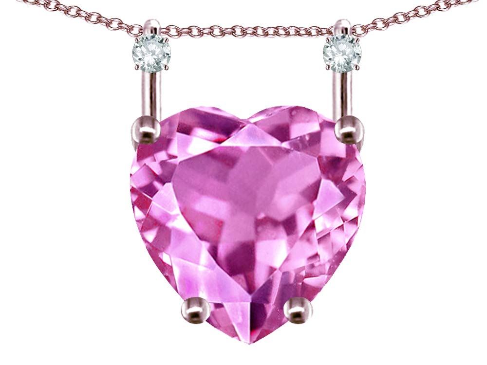 10K Gold Heart Pendant for Women - 8mm Stackable Mother's Day Gift Jewelry - Perfect for Stacking, Layering & Everyday Wear