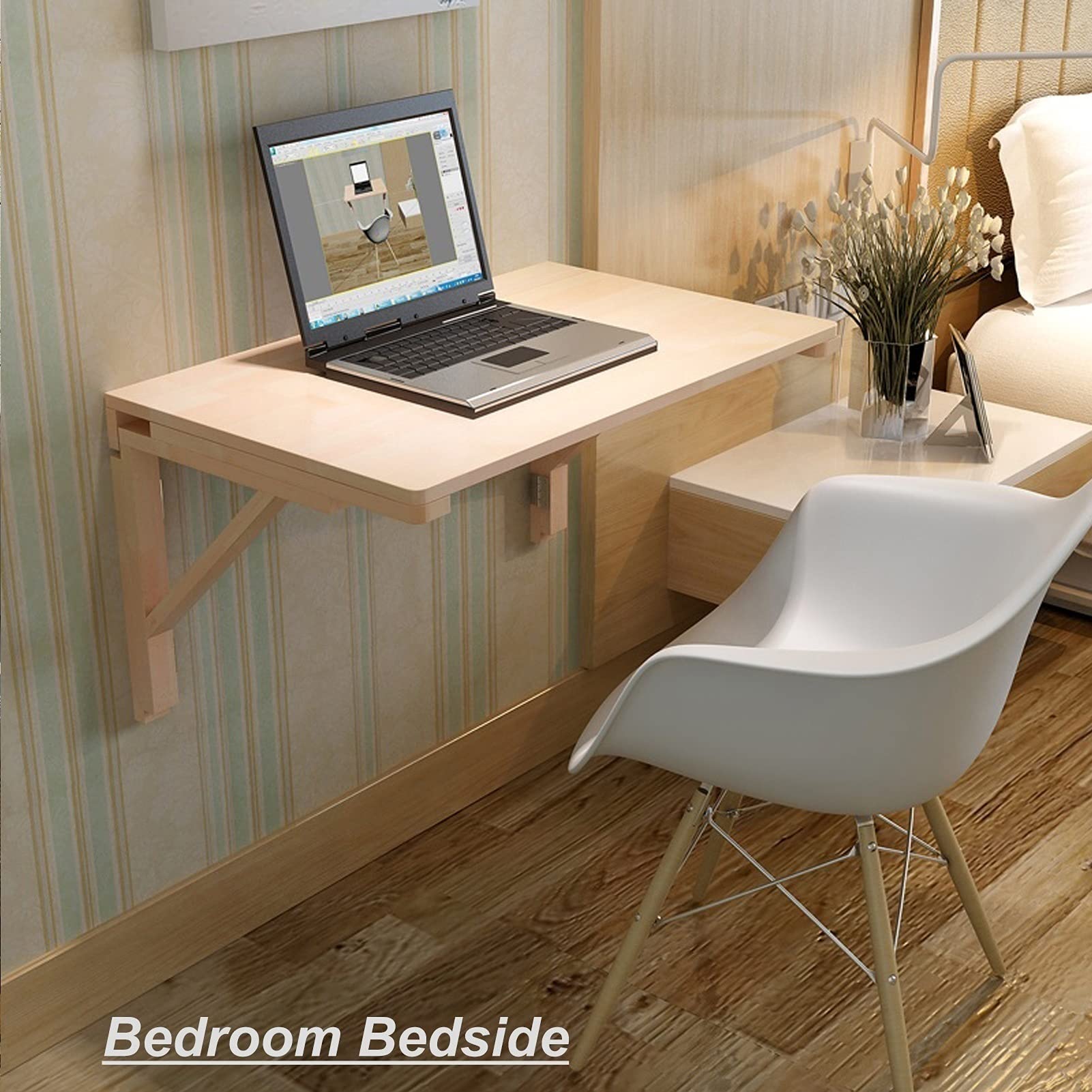 Space Saving Fold Down Wall Mounted Table - 27