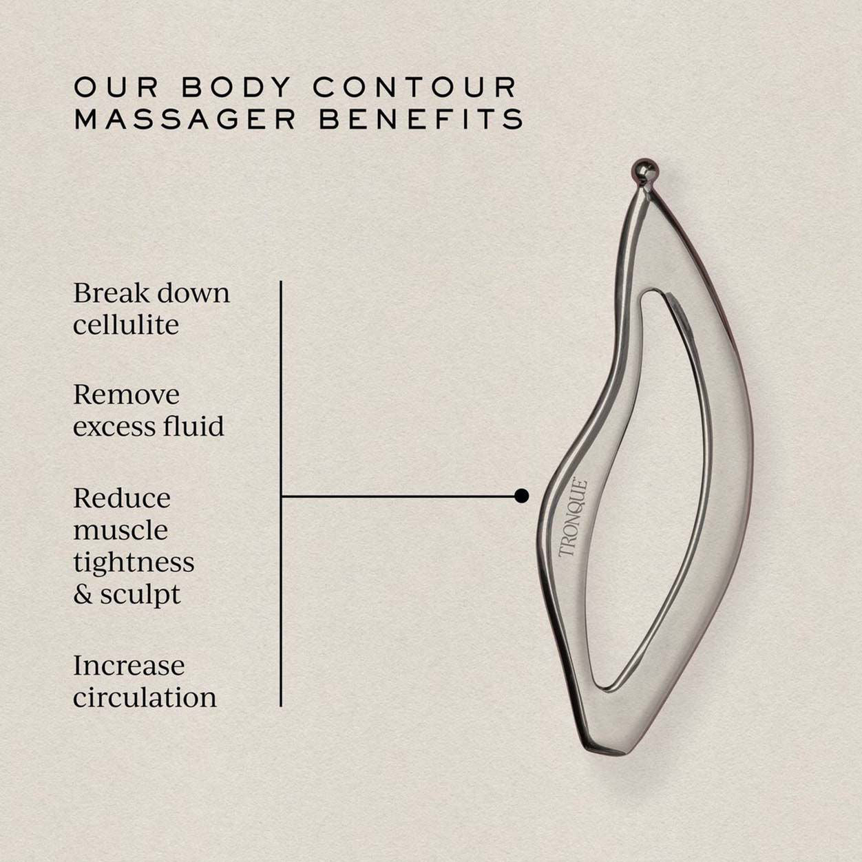 Best Body Contour Massager for Pain Relief & Relaxation - Portable Muscle Massage Gun for Back, Neck, Shoulder - Perfect for Home, Office & Gym Use