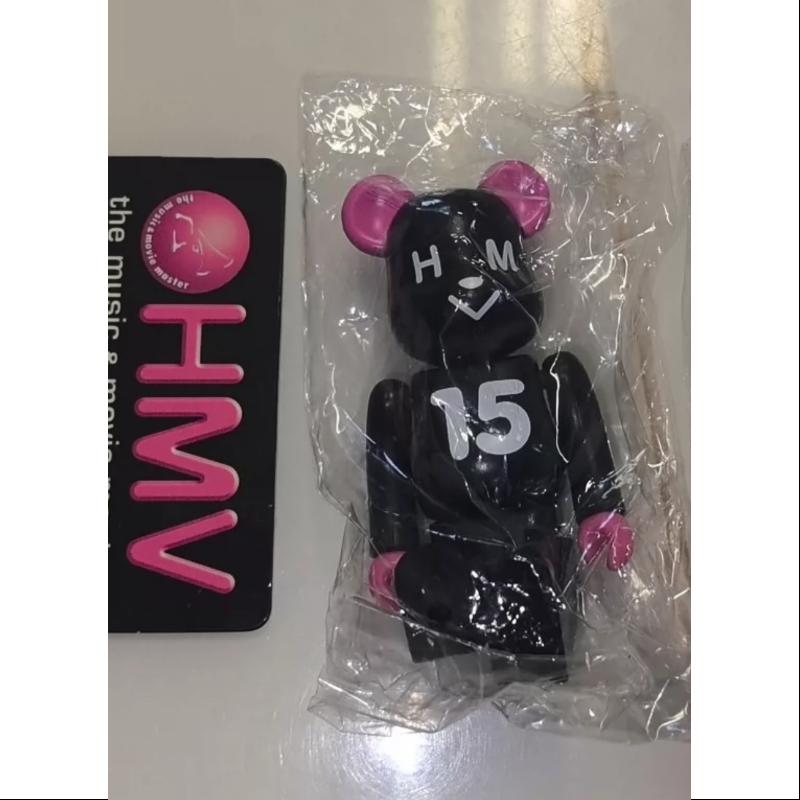 Bearbrick Series 10 Super Secret HMV Black 100% Collectible Vinyl Art Toy - Perfect for Display in Home, Office or Anime Collections