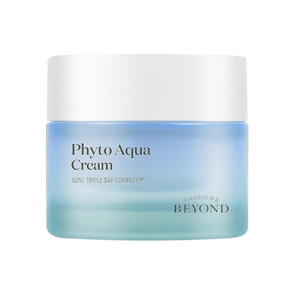 BEYOND Phyto Aqua Cream 50ml - Hydrating Moisturizer for Dry Skin, Vegan Face Cream with Hyaluronic Acid & Plant Extracts - Perfect for Daily Skincare Routine & Night Care