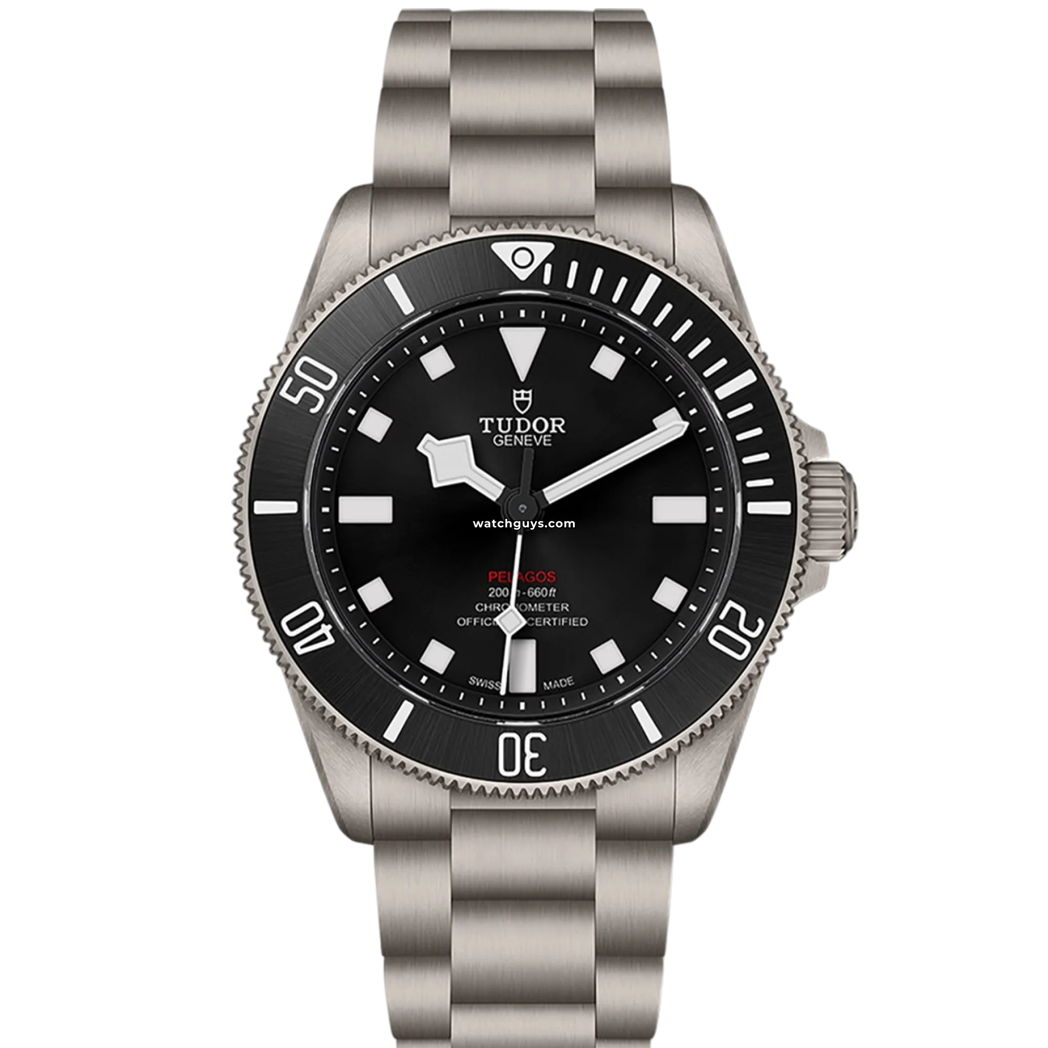 Tudor Pelagos 25407N Titanium Dive Watch - Professional 500m Waterproof Luxury Men's Watch for Scuba Diving & Outdoor Adventures