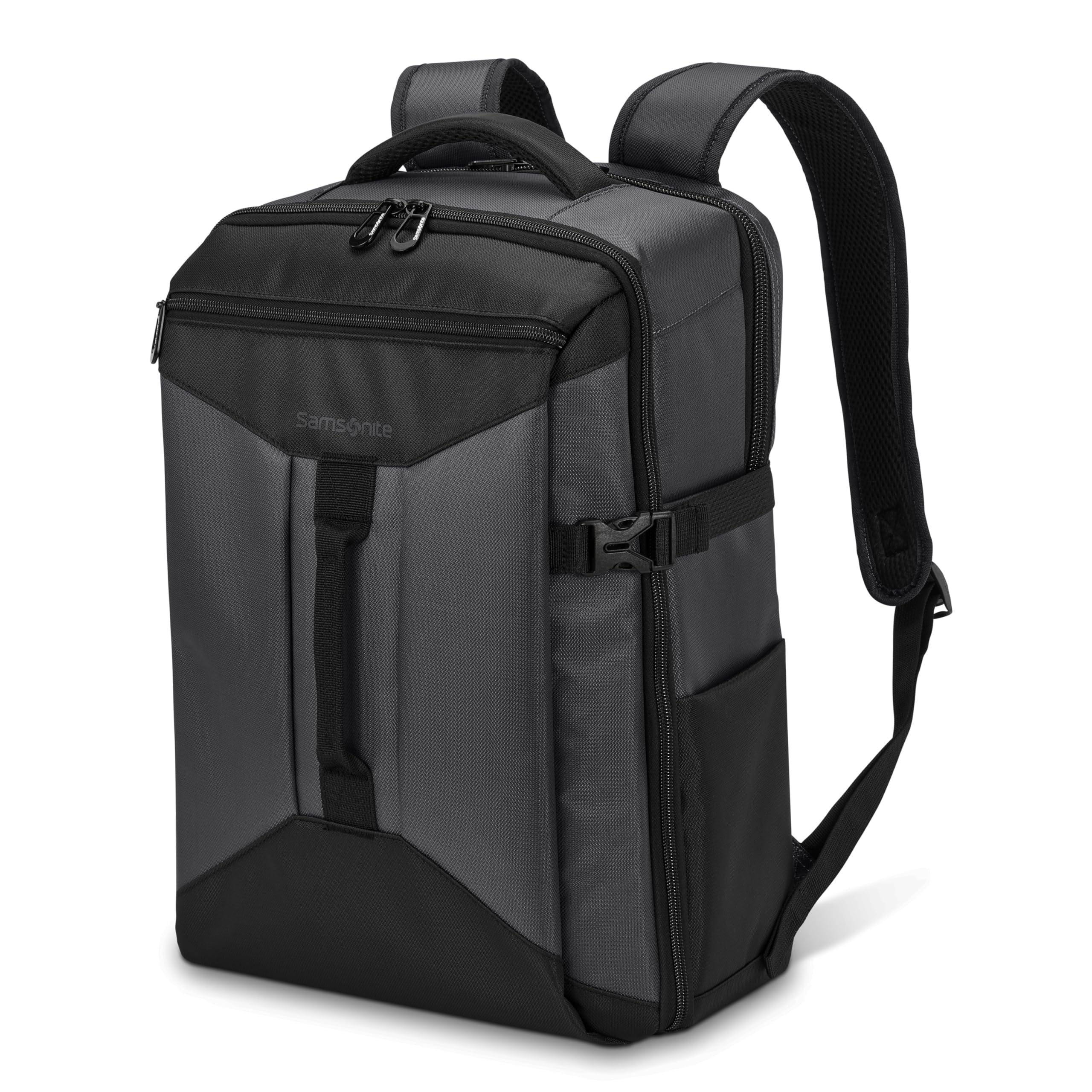 Samsonite Andante 2 Travel Backpack - Lightweight Durable Carry-On Backpack for Men & Women, Perfect for Business Trips, Airplane Travel & Daily Commute (Riverrock/Black)