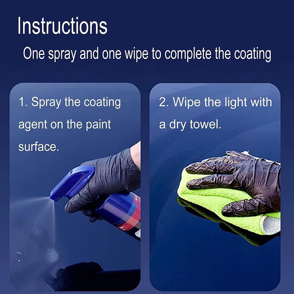 Alison 3-in-1 Ceramic Car Coating Spray (500ml) - Nano Wax Protection, Waterless Wash & Quick Shine - Perfect for Car Detailing, Showroom Finish & Long-Term Paint Protection