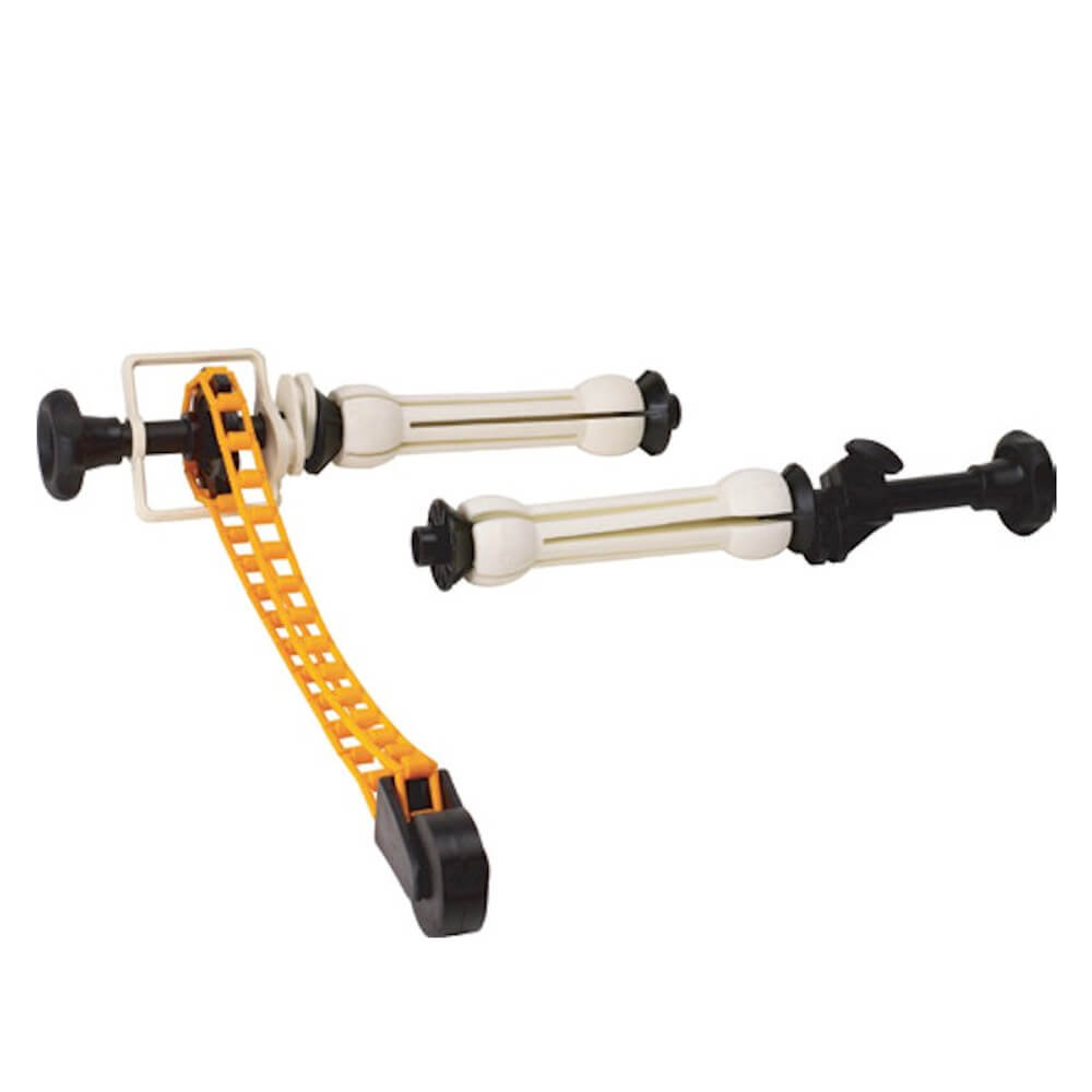 Heavy Duty Support Chain Drive System for Photography Backdrops - Paper & Vinyl Background Roller Stand - Perfect for Studio, Portrait, and Event Photography