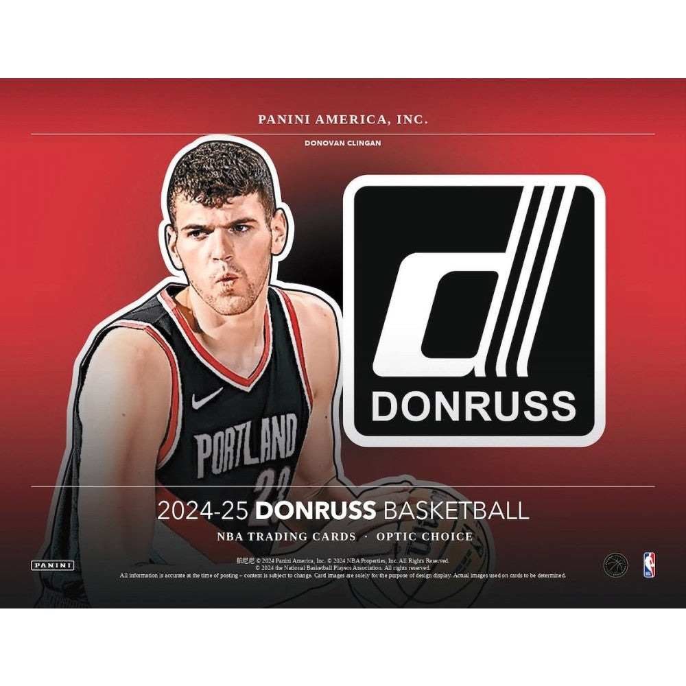 2024-25 Panini Donruss Basketball Trading Cards Box - Premium NBA Collectible Cards for Sports Fans & Card Collectors - Perfect for Trading, Collecting, and Investment