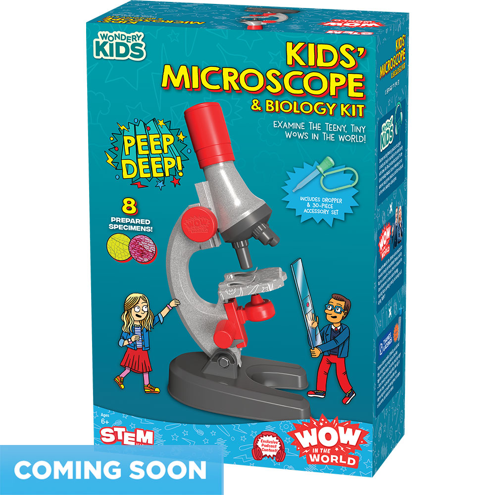 Wow in the World: Kids' Microscope & Biology Kit - STEM Educational Toy for Children Ages 6-12 | Explore Science & Nature | Perfect for Home Learning, Classroom & Homeschooling