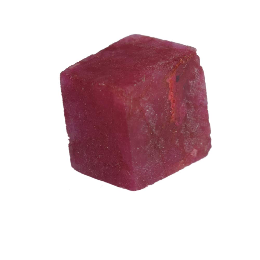 35.00 Ct Natural Ruby Gemstone Faceted Cube Loose Stones for Jewelry Making - Healing Energy Stone | Perfect for Rings, Necklaces & DIY Craft Projects