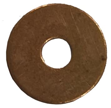 #9 Solid Copper Burr Washer for #9 Belt Rivets (.145