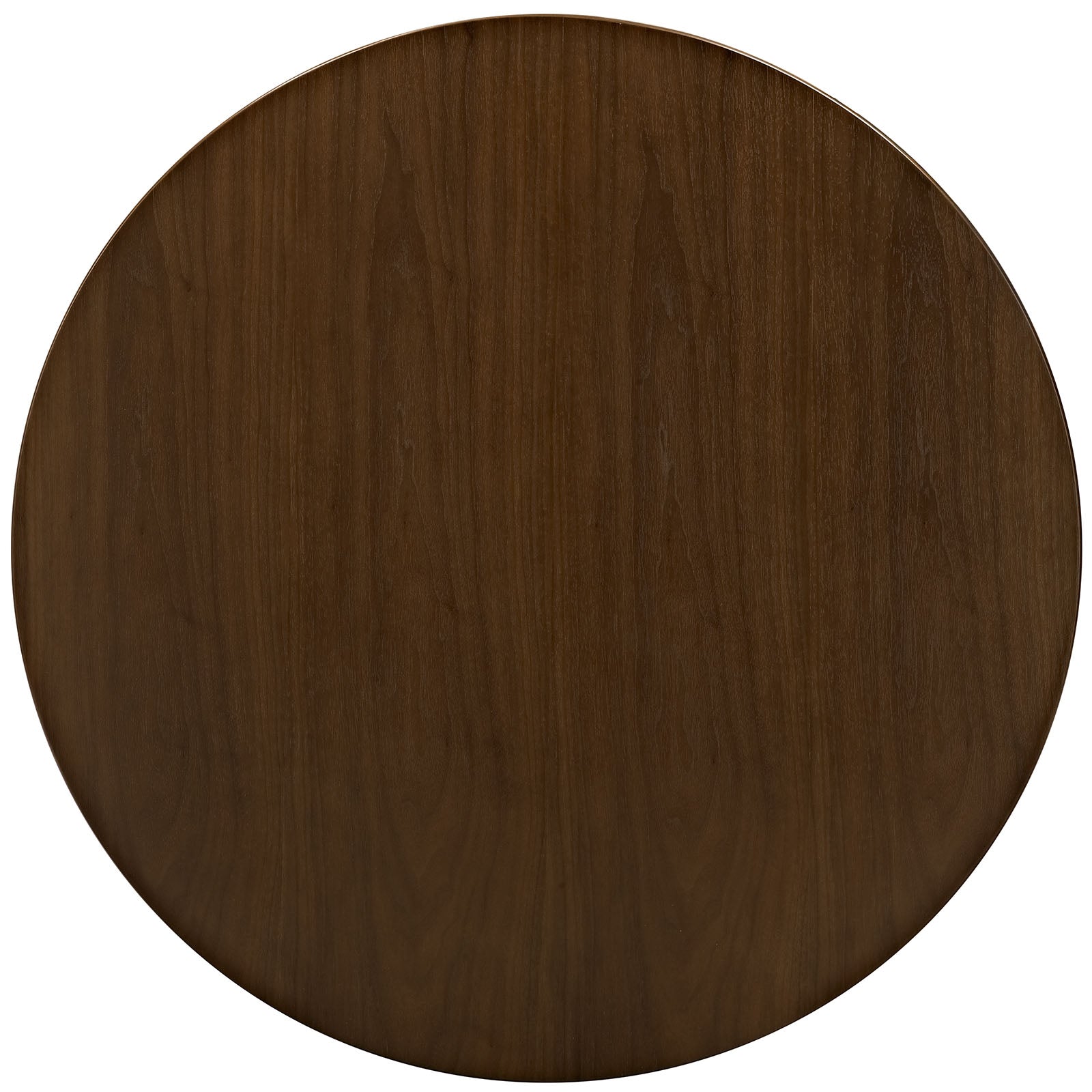 Lippa 36 Inch Round Walnut Wood Dining Table with Sturdy Tripod Base - Perfect for Kitchen, Dining Room & Small Space Gatherings