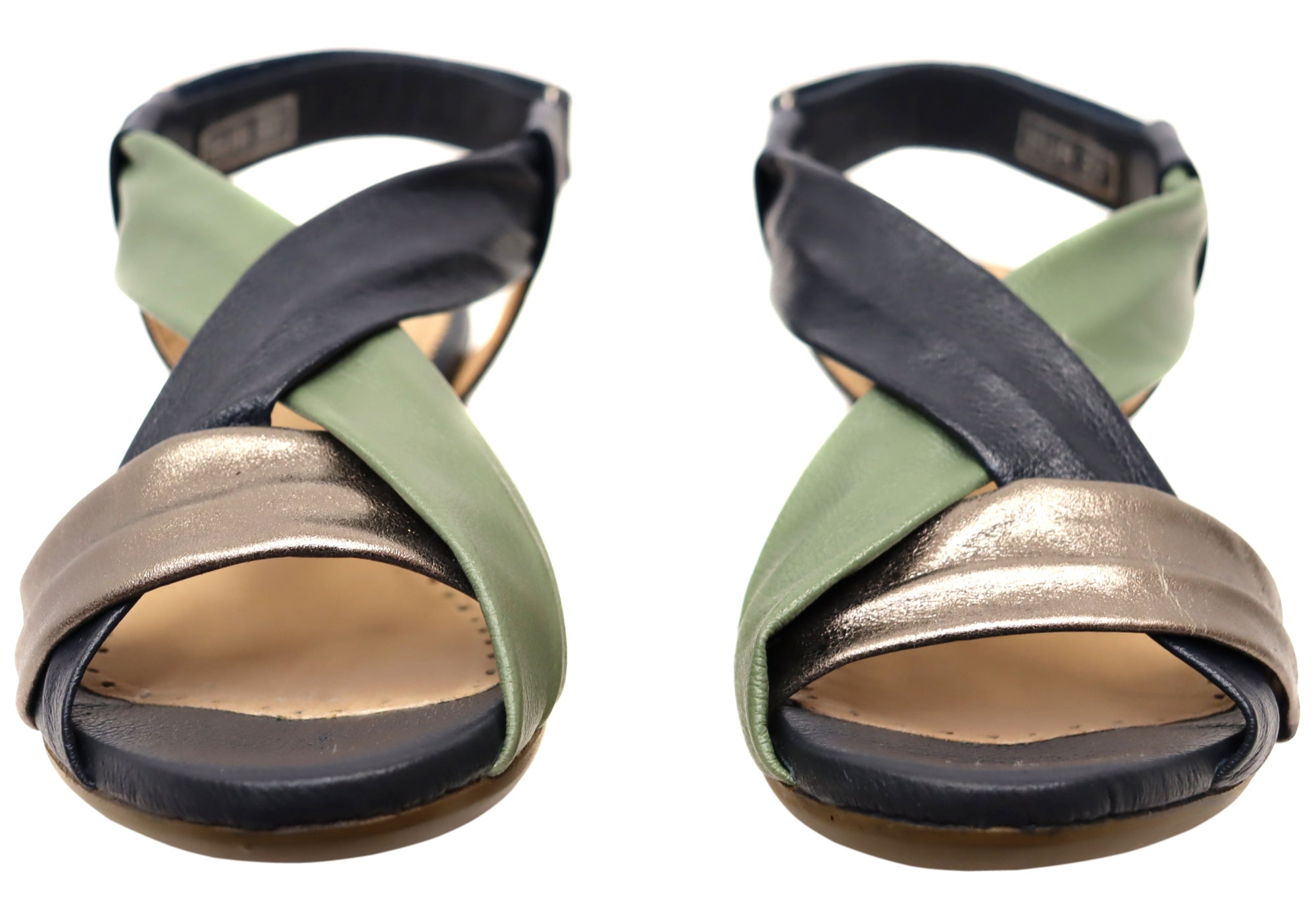 Opananken Janice Women's Comfortable Brazilian Leather Sandals - Breathable Summer Slides for Beach, Pool & Casual Outings