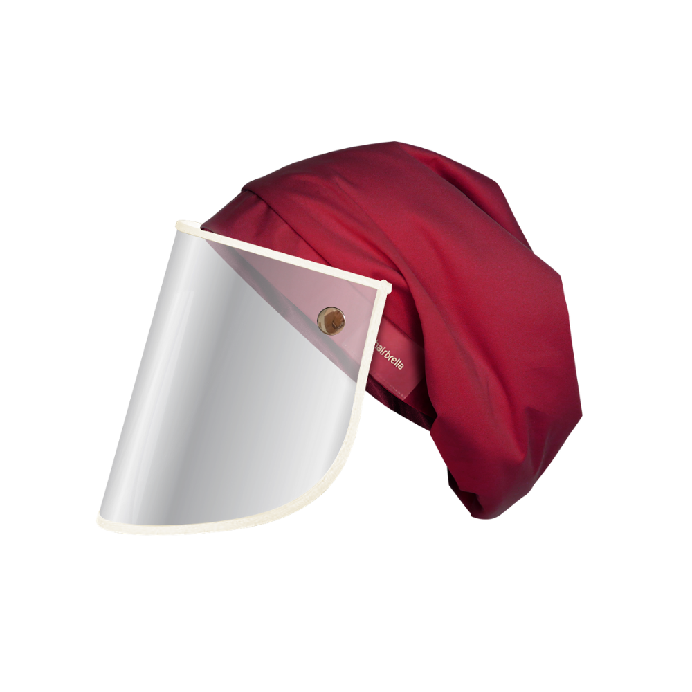 Hairbrella Pro Rain Hat with Face Shield - Waterproof Umbrella Hat for Women & Men - Outdoor Rain Protection for Walking, Hiking, Fishing & Commuting