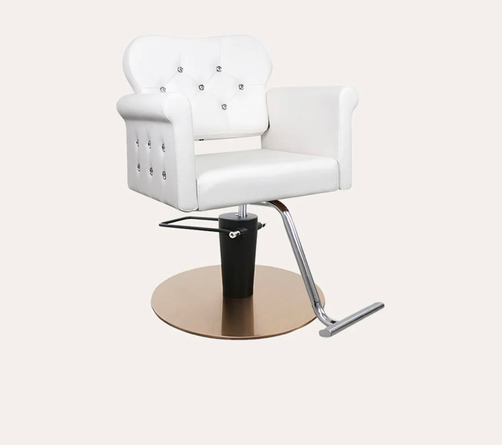 Glam II Salon Chair - Professional Hydraulic Beauty Styling Chair for Hairdressers & Stylists | Perfect for Salons, Spas & Home Use