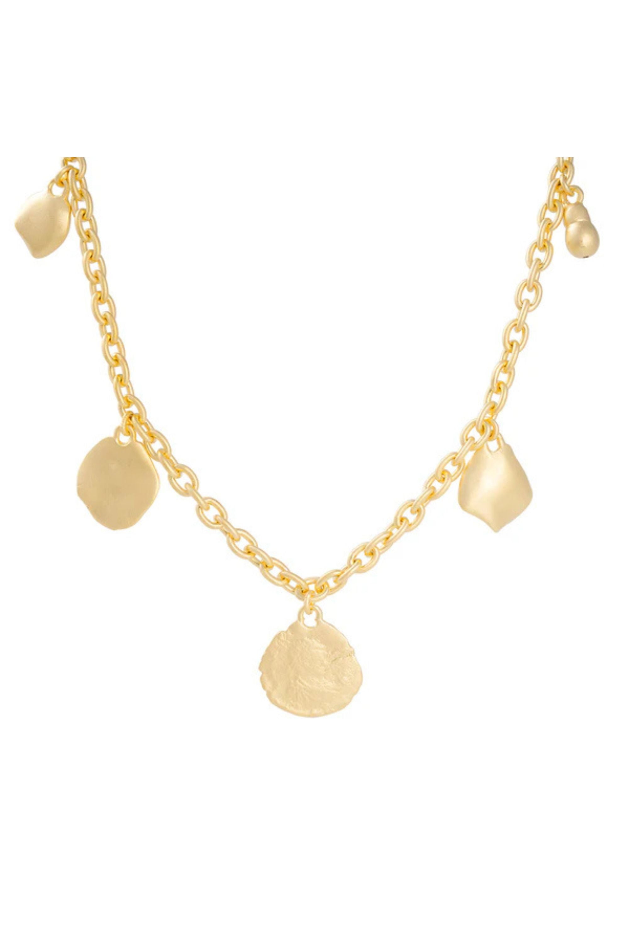 FAIRLEY Gold Nomad Trinket Necklace for Women - Boho Layering Chain Jewelry - Perfect for Everyday Wear, Layering & Special Occasions