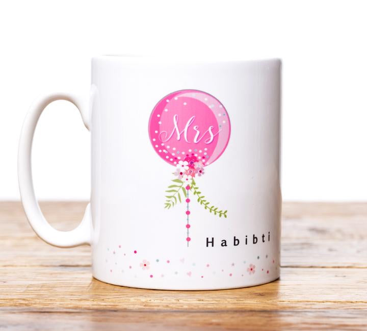 Habibi & Habibti Coffee Mugs - Arabic Love Couple Mugs for Tea & Coffee - Perfect Gift for Couples, Valentine's Day & Anniversaries - Enjoy Your Morning Coffee or Tea with These Romantic Mugs