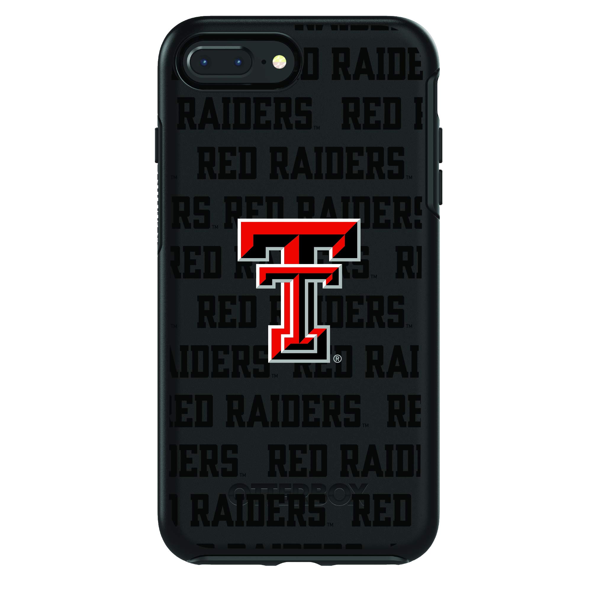 NCAA OtterBox Symmetry iPhone Case - Repeating Wordmark Design for Apple iPhone | Durable Protection for Daily Use