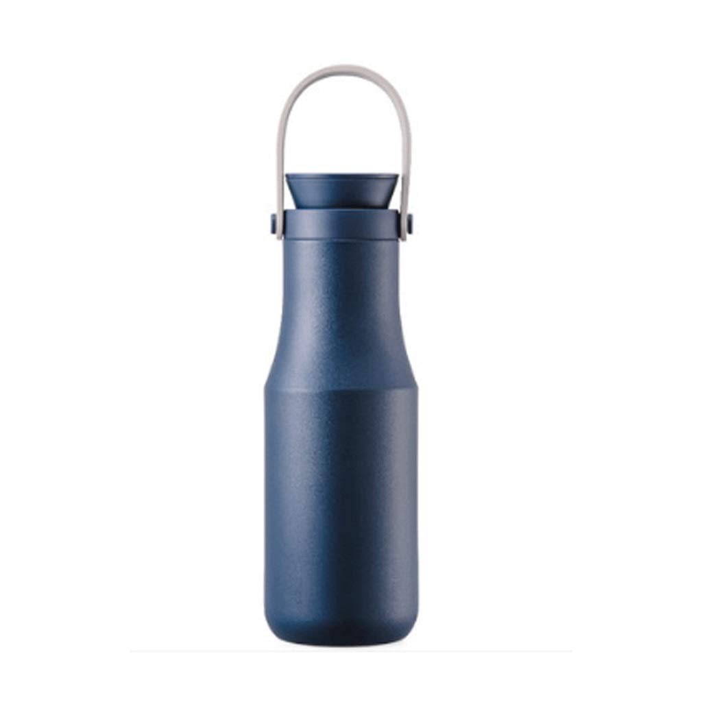 ZAJ 24oz Stainless Steel Vacuum Insulated Travel Mug with Removable Lid - Double Wall Thermal Tumbler for Hot & Cold Drinks - Perfect for Coffee, Tea, Water - Ideal for Office, Commuting, Hiking & Outdoor Activities (Blue)