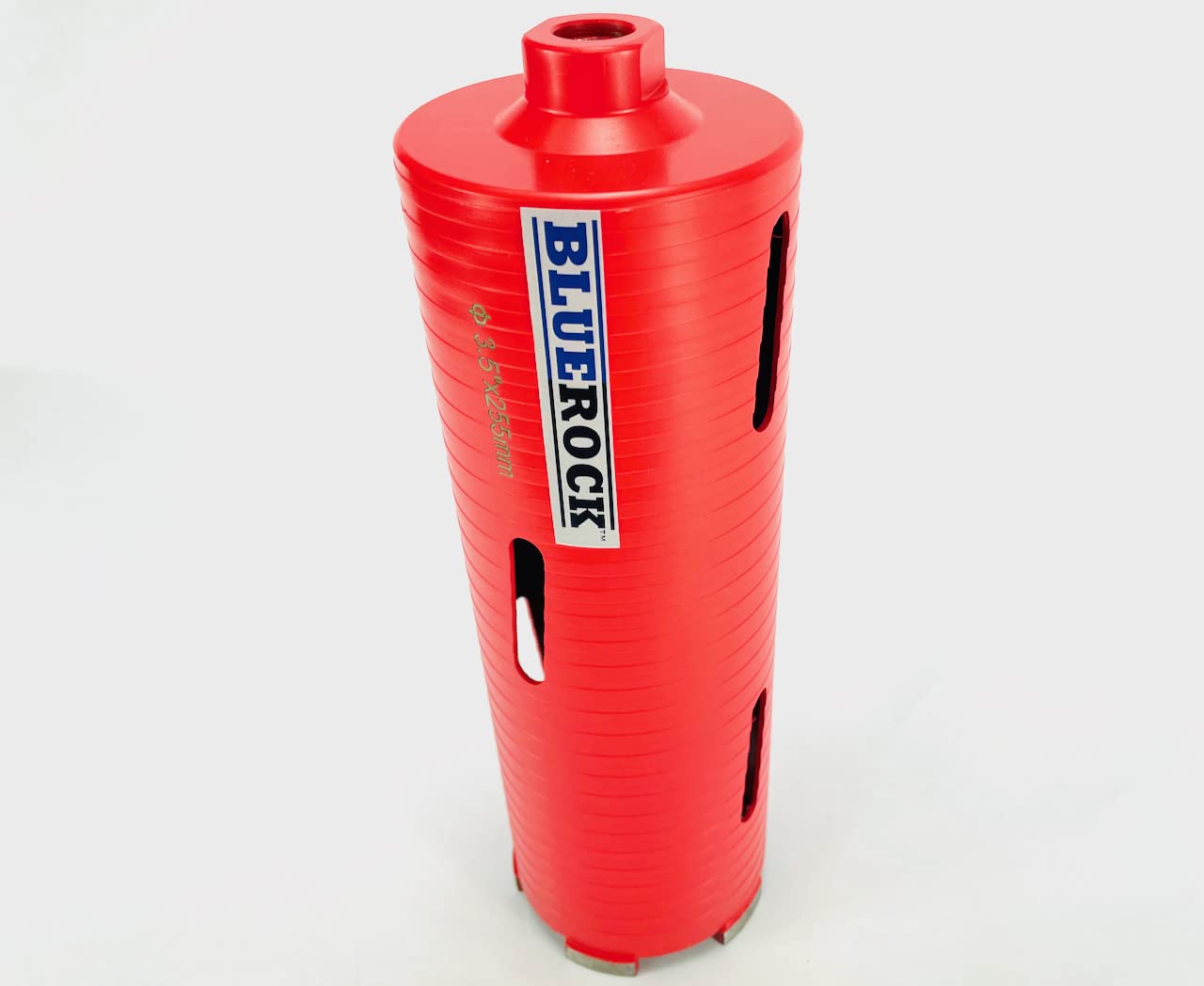 BLUEROCK Tools 3.5 Inch Diamond Dry Core Drill Bit for Concrete - Professional Grade Coring Tool for Masonry, Tile, and Stone Drilling - Perfect for Construction, Renovation, and DIY Projects