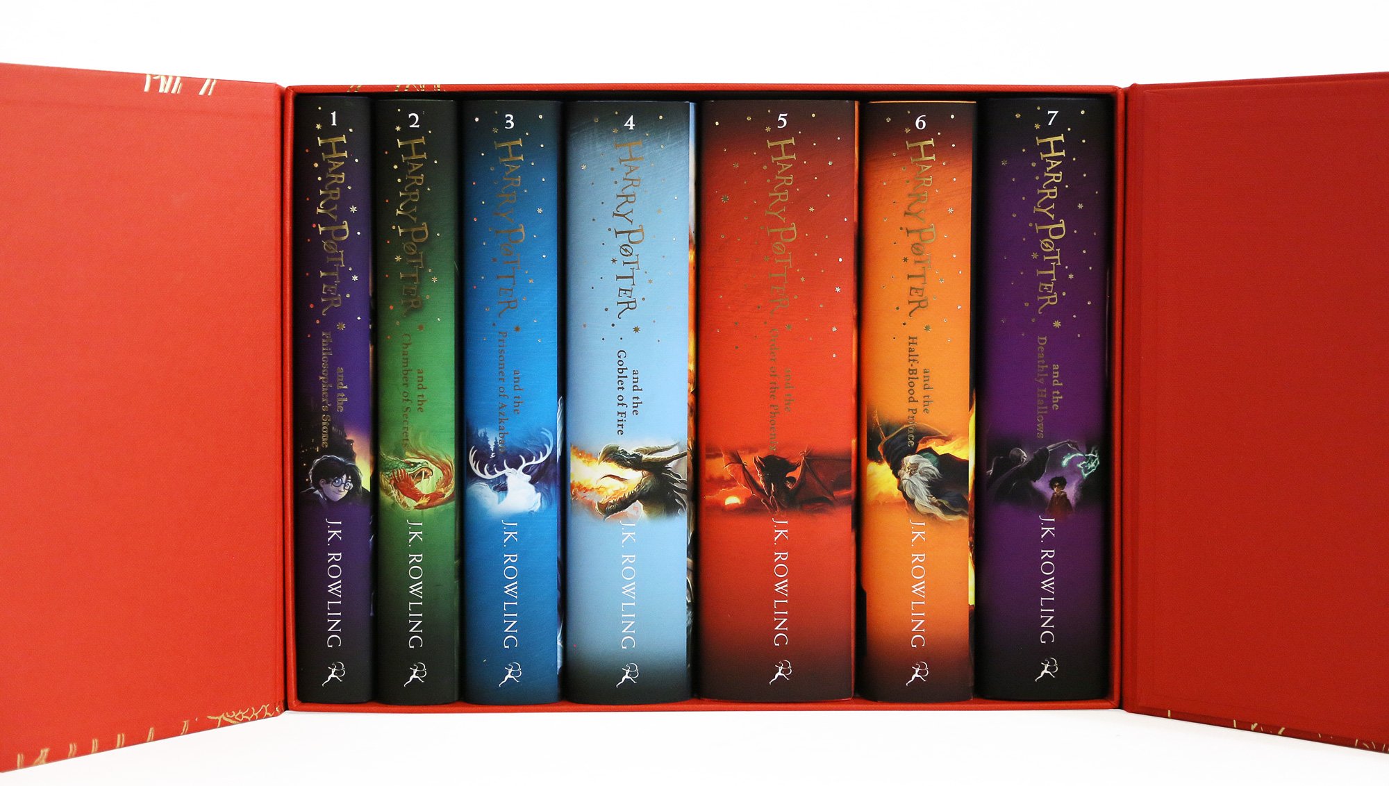 Harry Potter Complete Book Set - All 7 Hardcover Novels by J.K. Rowling | Fantasy Book Series for Teens & Adults, Perfect for Gifts, Reading & Collecting