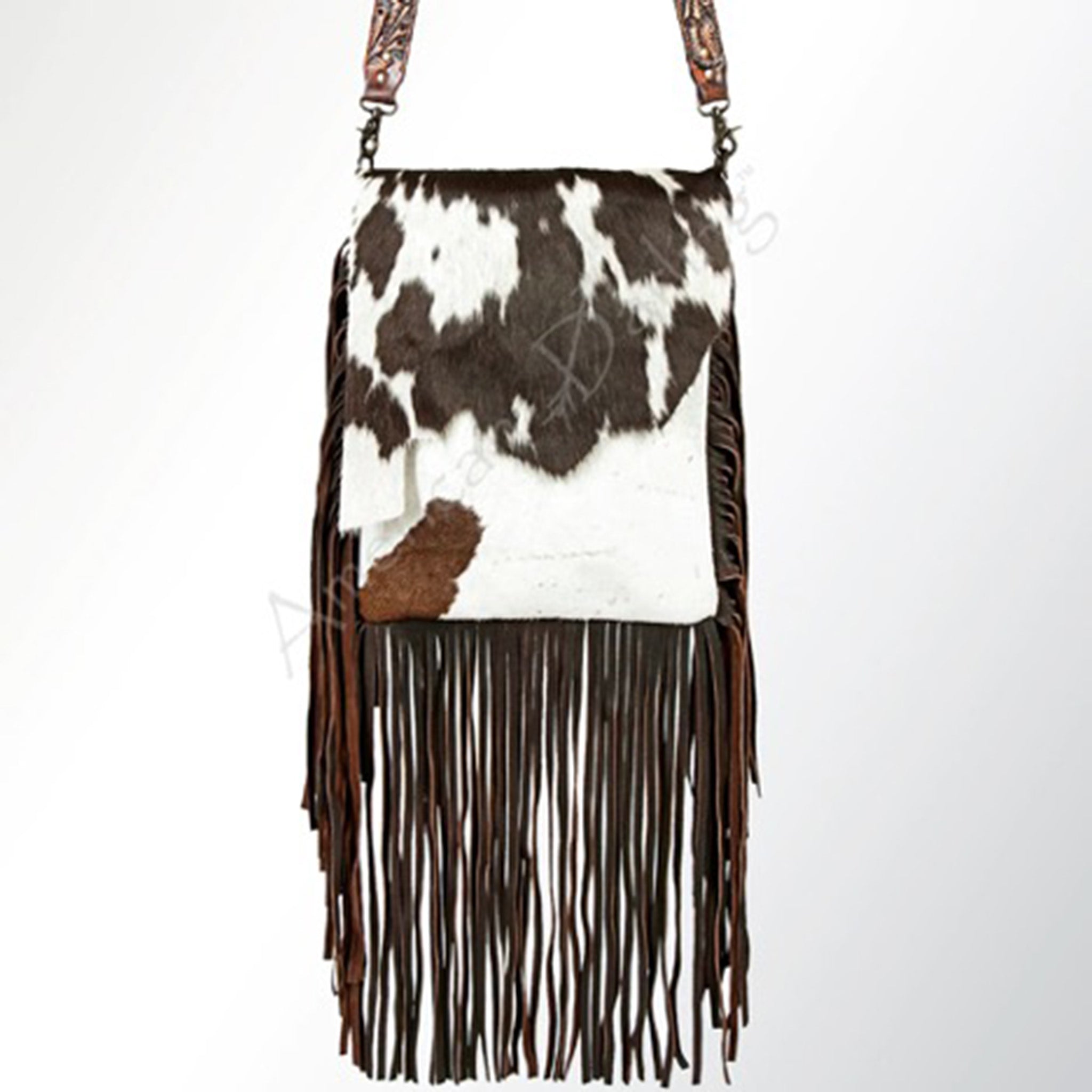 American Darling Hide Fringe Bag - Stylish Leather Crossbody Purse for Women | Perfect for Casual Outings, Parties & Date Nights