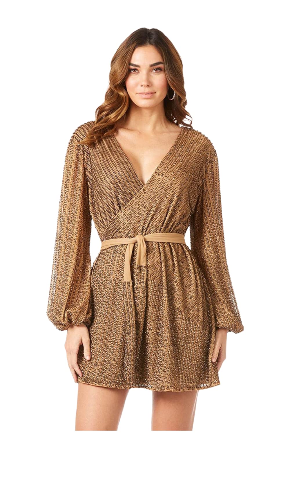 Lara Dresses 29287 Black Robe Style Party Short Dress - Perfect for Cocktail Parties, Night Out & Special Occasions (Size 0)