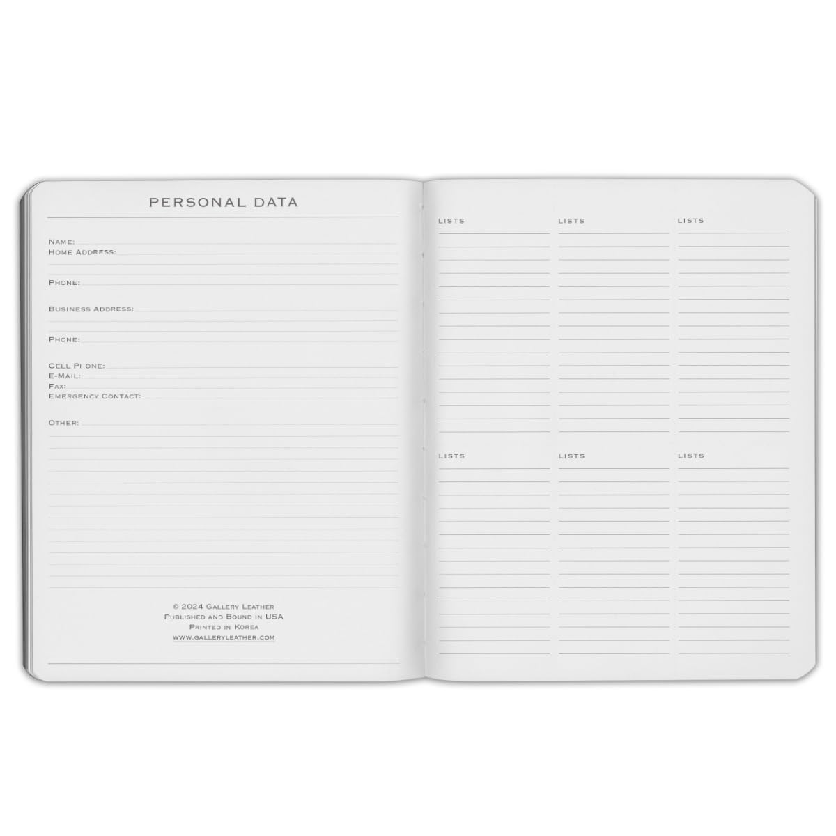 2025 Gallery Leather Family Planner for Moms - Elegant Bound 18-Month Calendar & Notebook with White Page Edges, Acadia Cactus Design, 9x7 Inches - Perfect for Home Organization, School Schedules & Work Planning
