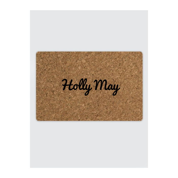 Premium Cork Yoga Block - Standard Size for Stability & Support - Ideal for Yoga, Pilates & Home Workouts - Personalize with Your Name